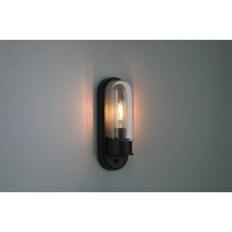 Access - 20320MG-BL/CLR - One Light Outdoor Wall Mount - Magnolia - Black