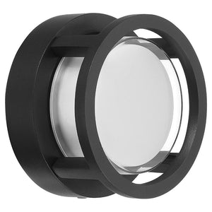 Access - 20369LEDDMG-BL/WHT - LED Outdoor Wall or Ceiling Mount - Spoke - Black