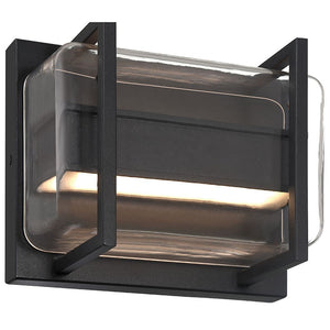 Access - 20392LEDDMG-BL/CLR - LED Outdoor Wall Mount - Dillon - Black