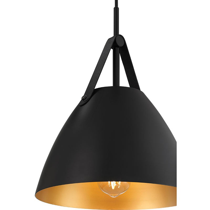 Access - 23793-MBL - One Light Pendant - Tanner - Matte Black