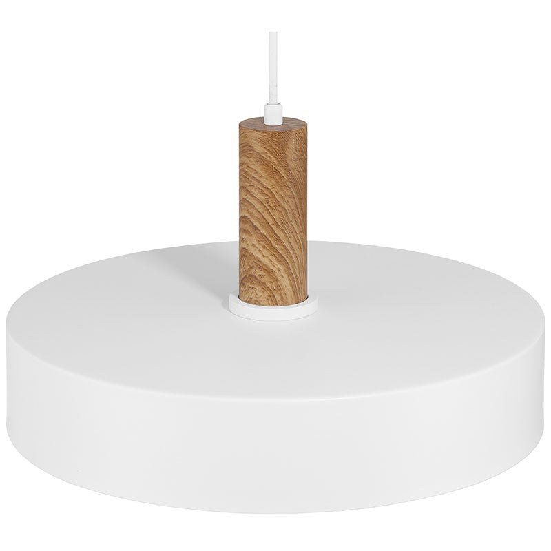 Access - 23798-WH/WGN - One Light Pendant - Slate - White with Wood Grain