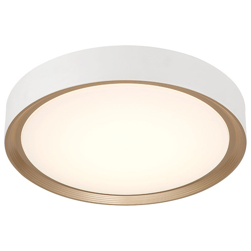 Access - 49970LEDDCS-MWH/ACR - LED Flush Mount - Malaga Color Selectable - Matte White