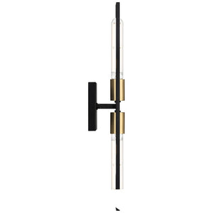 Access - 62349LEDDLP-BWA - LED Wall Sconce - Tyne - Black with Antique Brushed Brass