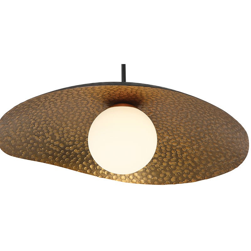 Access - 63134LEDDLP-BWA/OPL - LED Pendant - Yates - Black with Antique Brushed Brass