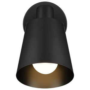 Access - 72020-BWA - One Light Wall Sconce - Dalton - Black with Antique Brushed Brass