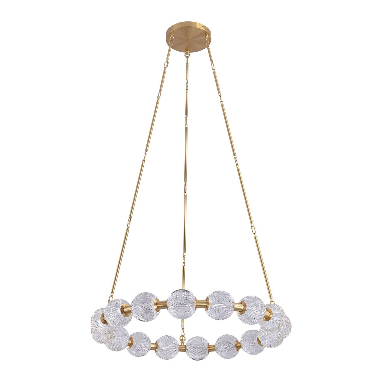 Alora - CH321032NB-UNV-010 - LED Chandelier - Marni - Natural Brass