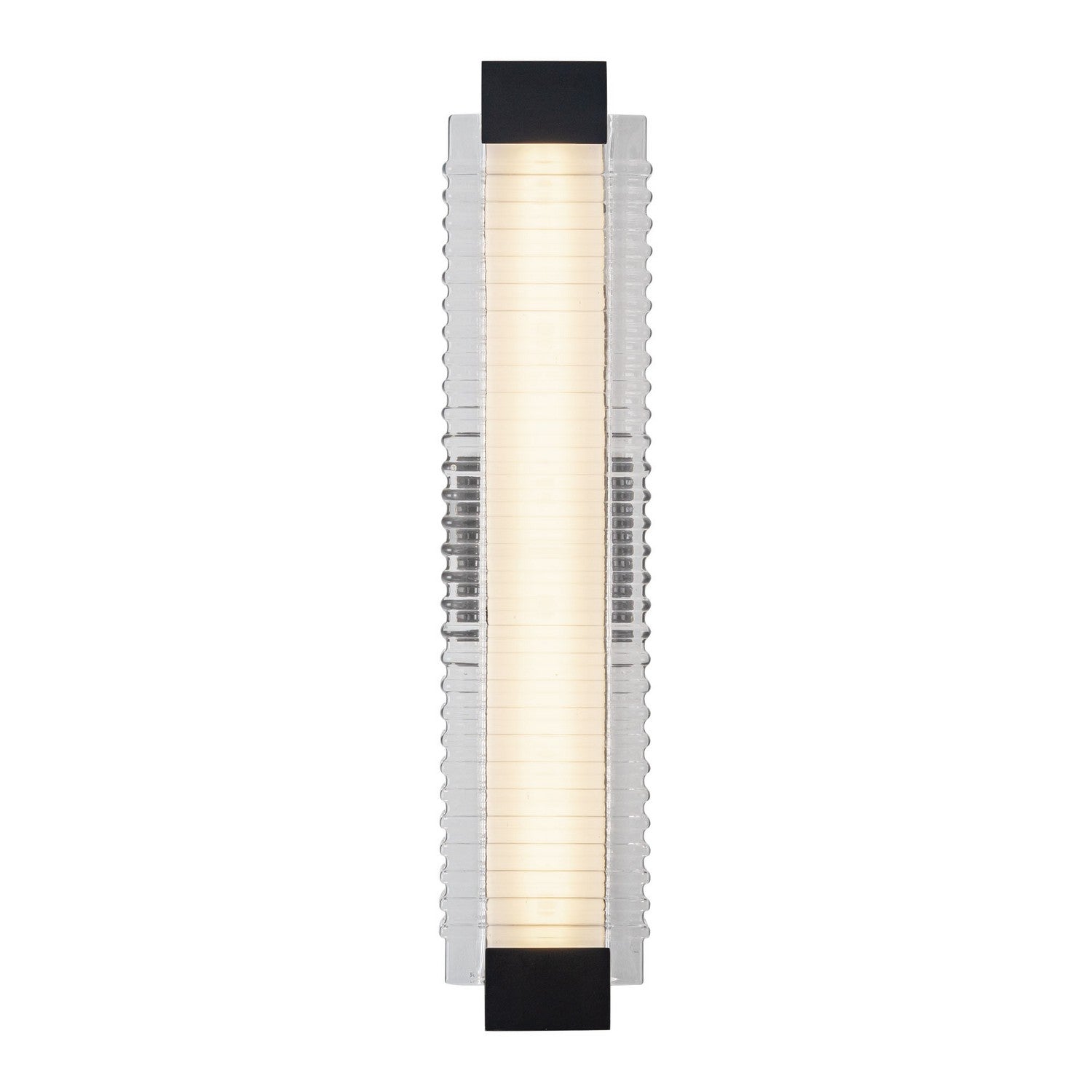 Alora - WV374225UBCR - LED Wall Vanity - Alai - Urban Bronze/Ribbed Glass