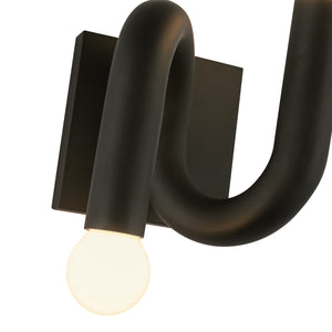 Alora - WV420206MB - Two Light Wall Vanity - Sadie - Matte Black