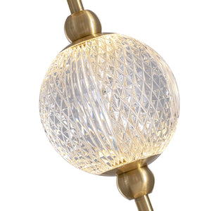 Alora - WV321003NB-UNV-010 - LED Wall Vanity - Marni - Natural Brass