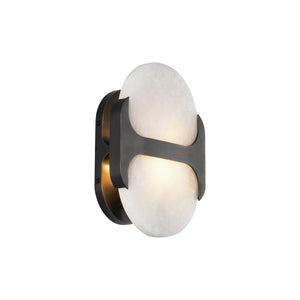 Alora - WV357109UBAR - One Light Wall Vanity - Odin - Urban Bronze/Alabaster