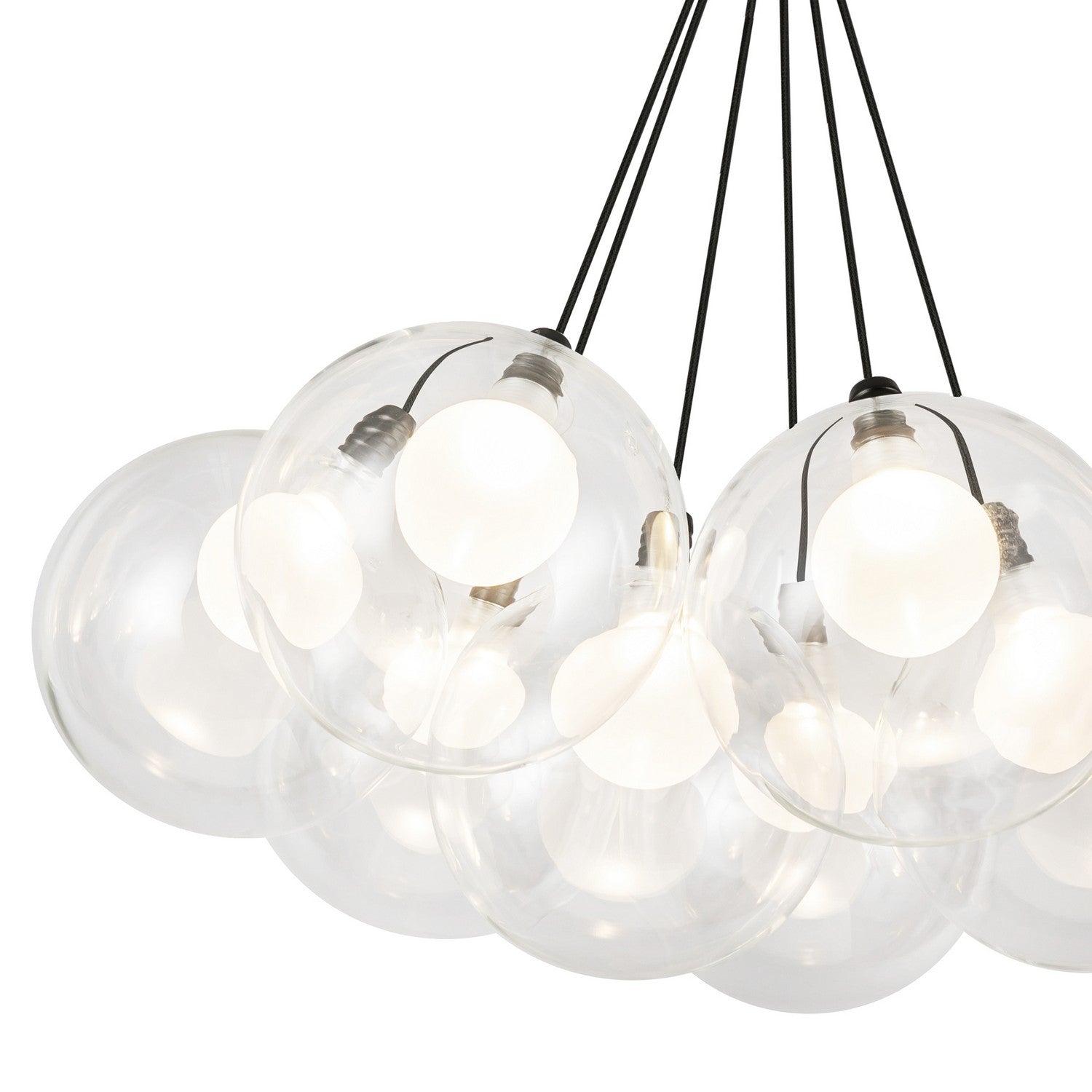 Kuzco Lighting - CH3117-BK - LED Chandelier - Bolla - Black
