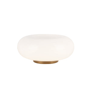 Kuzco Lighting - TL12409-VB/OP - LED Table Lamp - Nimbus - Vintage Brass/Opal Glass