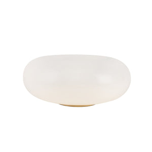 Kuzco Lighting - TL12413-VB/OP - LED Table Lamp - Nimbus - Vintage Brass/Opal Glass