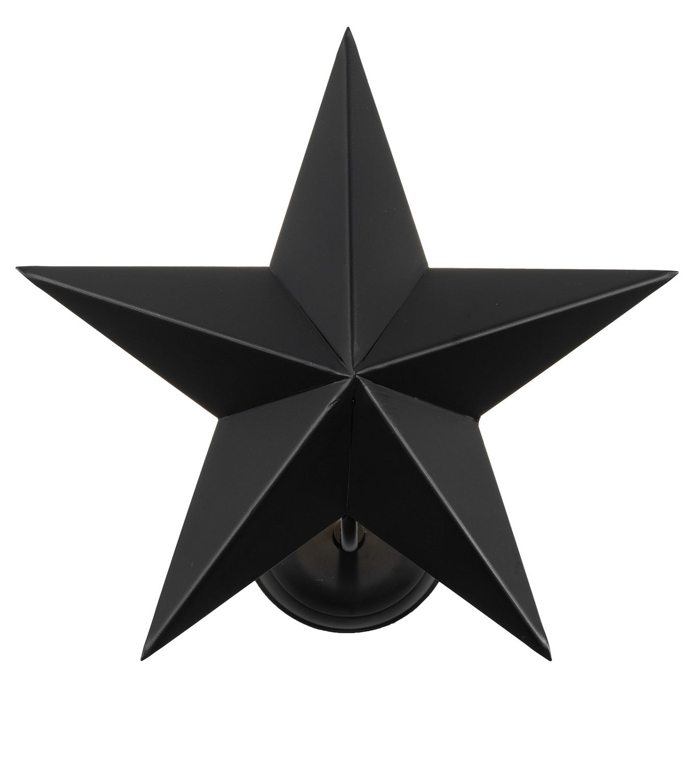 Meyda Tiffany - 249904 - One Light Wall Sconce - Texas Star - Solar Black