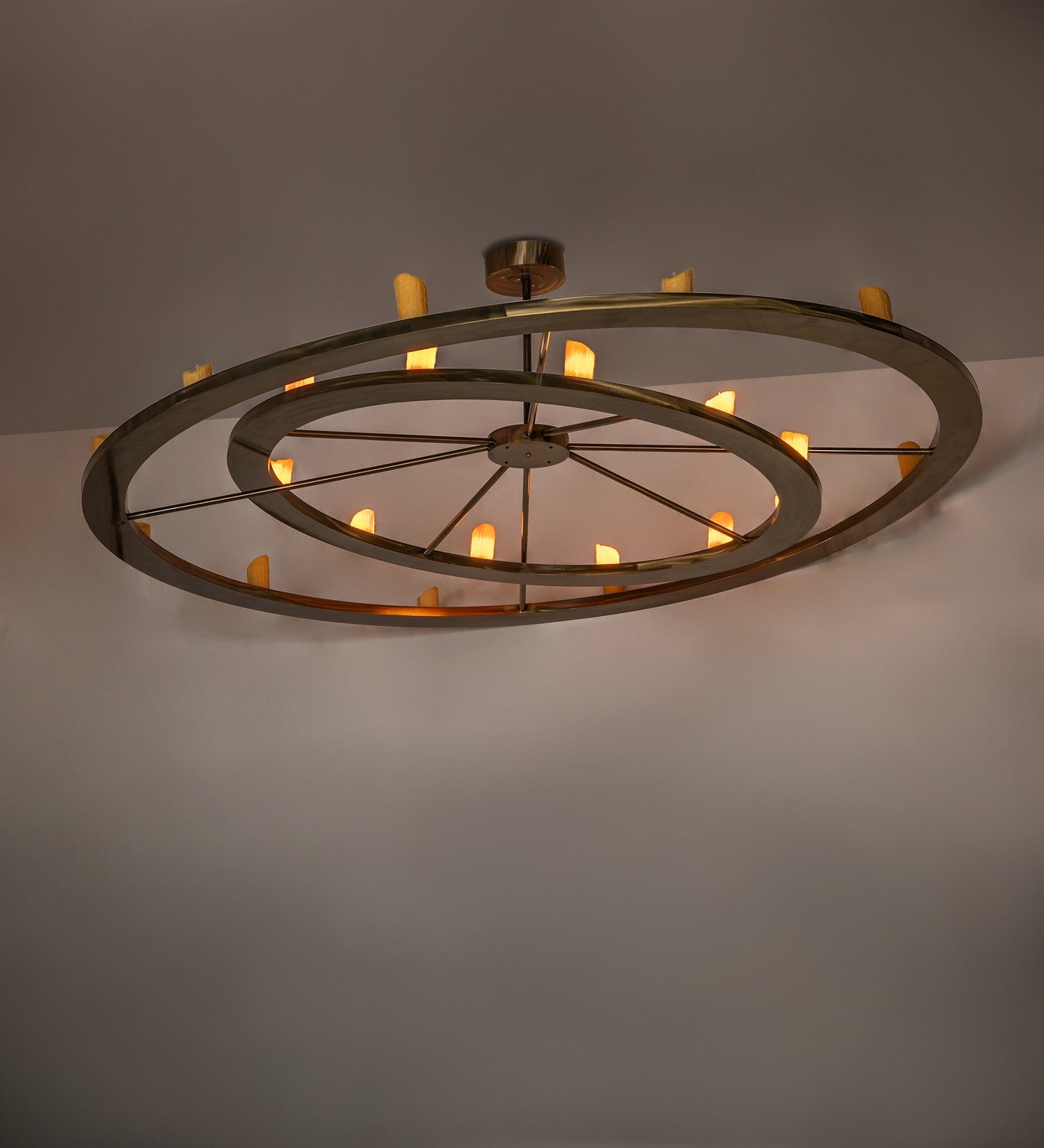 Meyda Tiffany - 271153 - LED Chandelier - Donner - Brass