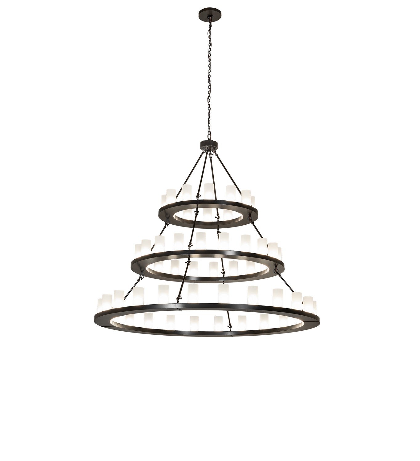 Meyda Tiffany - 272412 - LED Chandelier - Loxley - Timeless Bronze