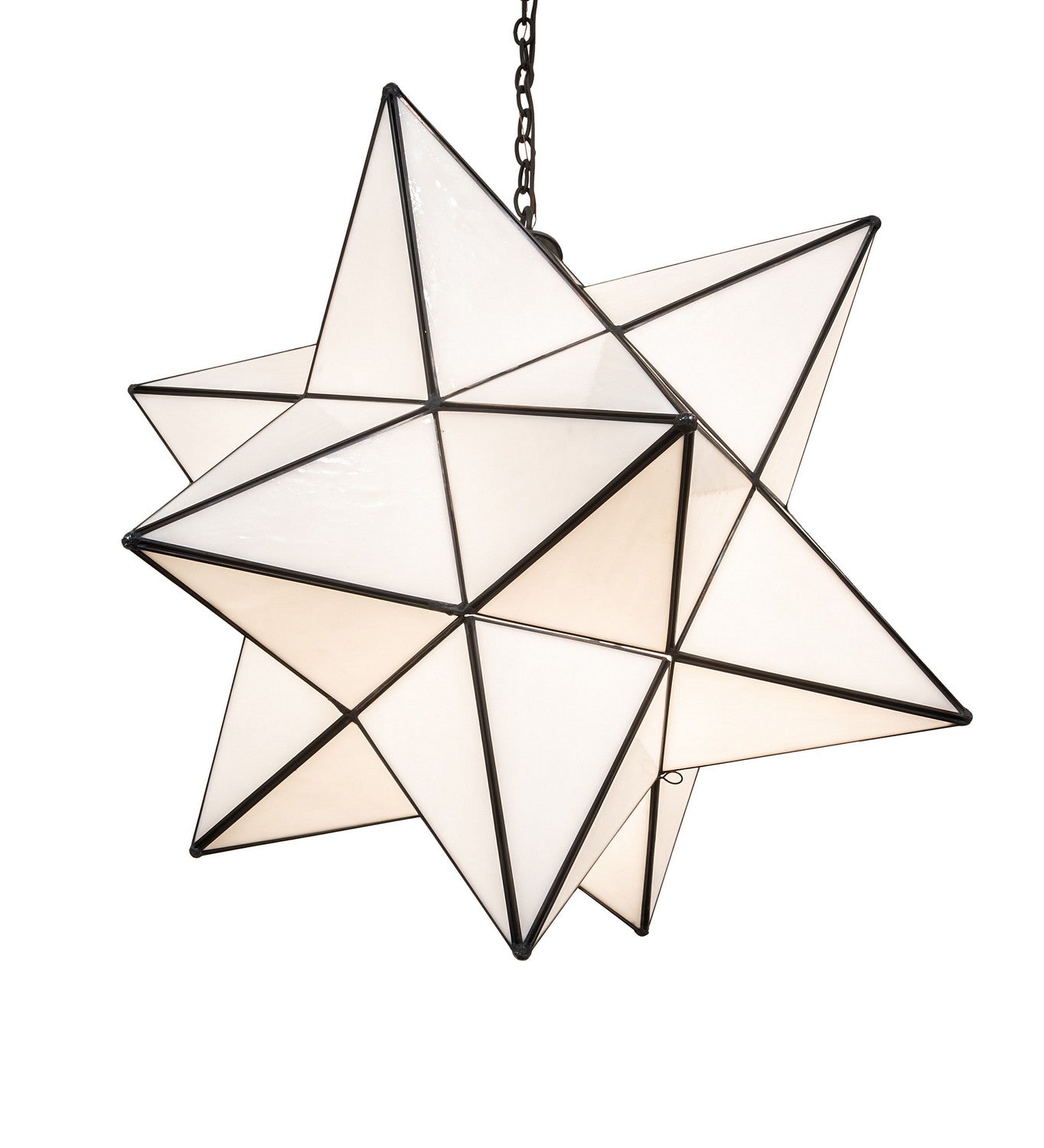 Meyda Tiffany - 275279 - One Light Pendant - Moravian Star - Exterior Oil Rubbed Bronze