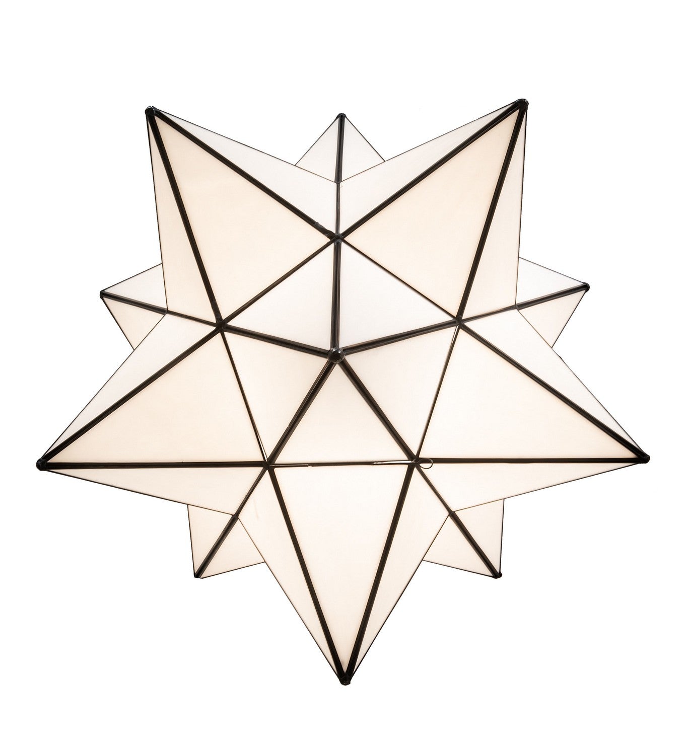 Meyda Tiffany - 275279 - One Light Pendant - Moravian Star - Exterior Oil Rubbed Bronze