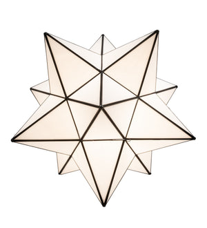 Meyda Tiffany - 275279 - One Light Pendant - Moravian Star - Exterior Oil Rubbed Bronze