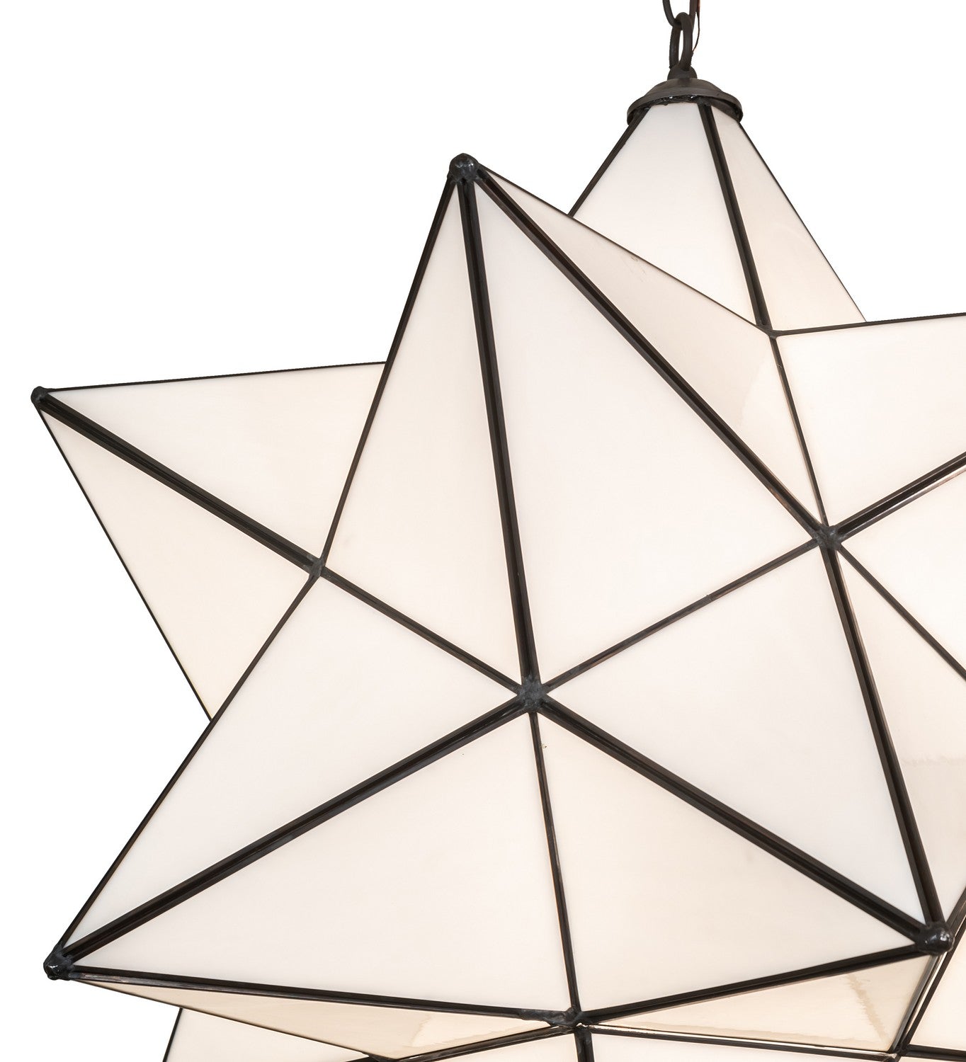 Meyda Tiffany - 275279 - One Light Pendant - Moravian Star - Exterior Oil Rubbed Bronze