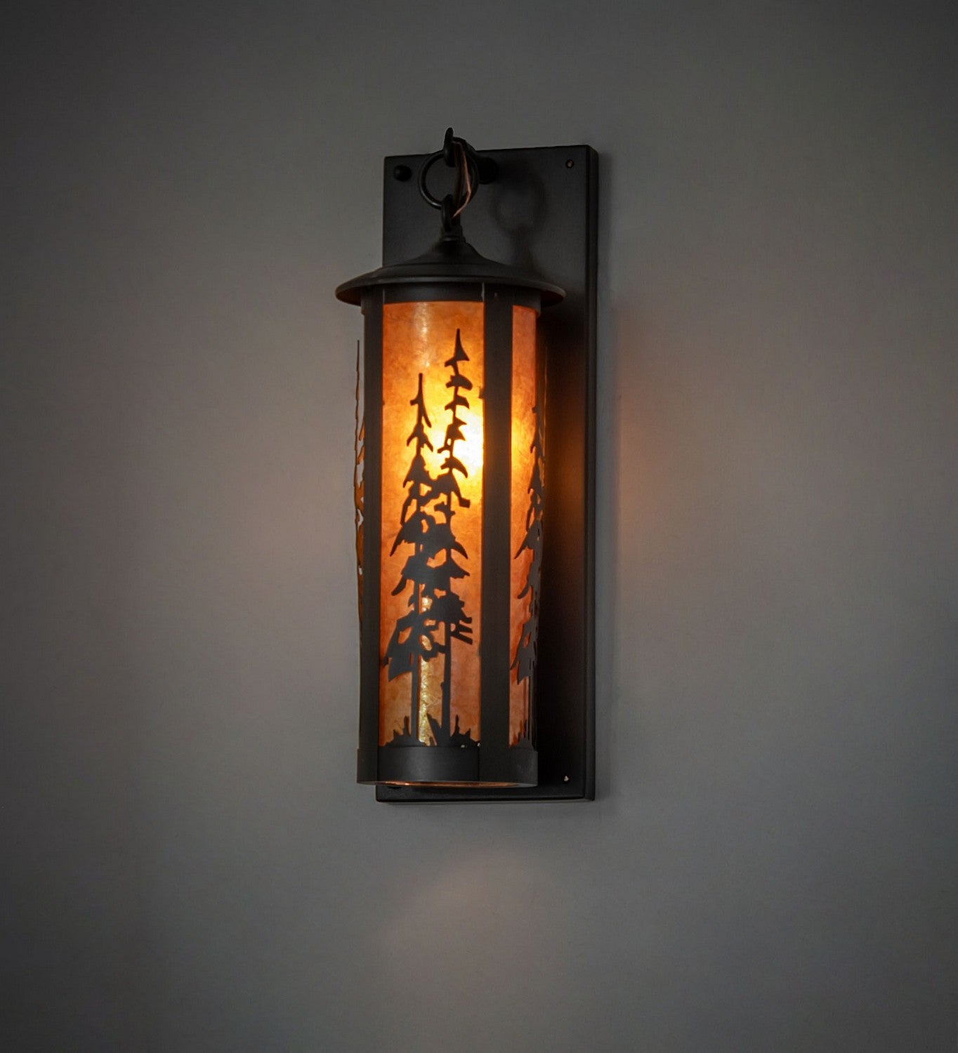 Meyda Tiffany - 277835 - LED Wall Sconce - Fulton - Craftsman Brown