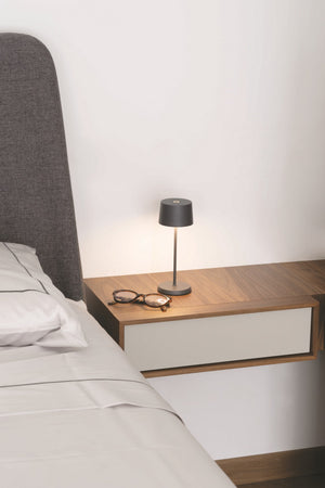 Zafferano - LD1840N3 - LED Table Lamp - Olivia - Dark Grey