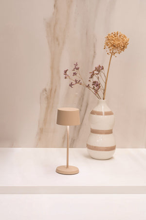 Zafferano - LD1840S3 - LED Table Lamp - Olivia - Sand