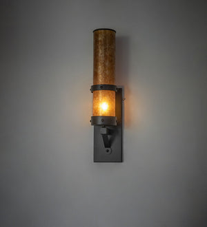 Meyda Tiffany - 270104 - One Light Wall Sconce - Parker - Textured Black