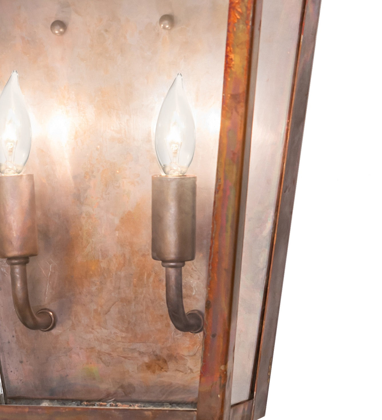 Meyda Tiffany - 273148 - Two Light Wall Sconce - Bastille - Vintage Copper