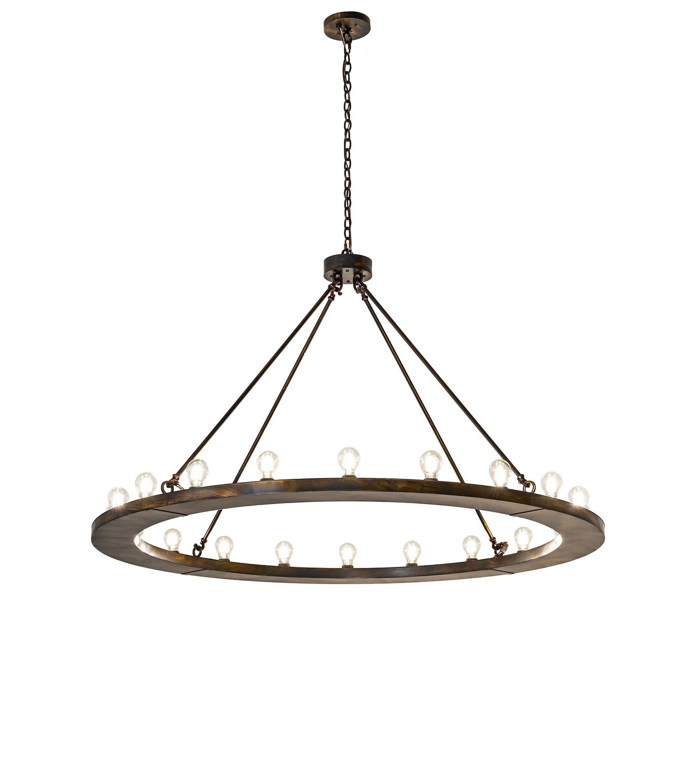 Meyda Tiffany - 274857 - 20 Light Chandelier - Loxley - Antique Black