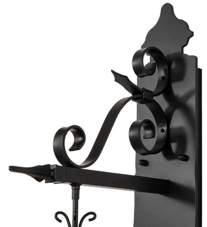 Meyda Tiffany - 275339 - Two Light Wall Sconce - Palermo - Blackwash