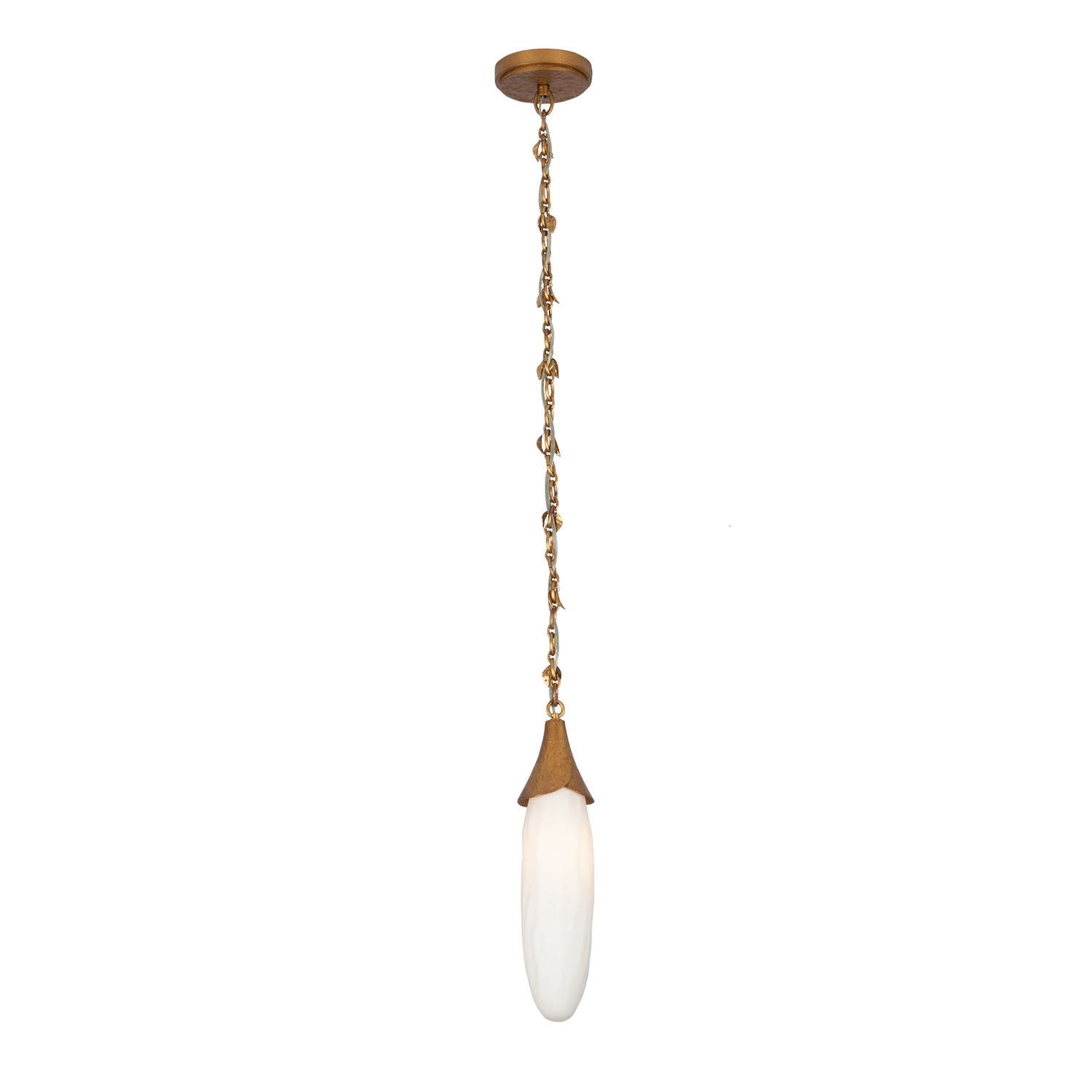 Kalco - 523911WGL - One Light Pendant - Bougainvillea - Warm Gold