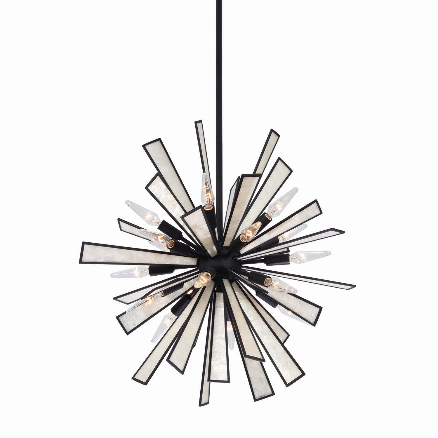 Kalco - 523755MB - 18 Light Pendant - Radiance - Matte Black