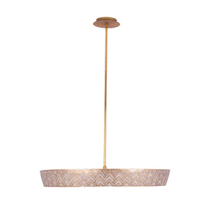 Kalco - 523156OL - LED Pendant - Geo - Oxidized Gold Leaf