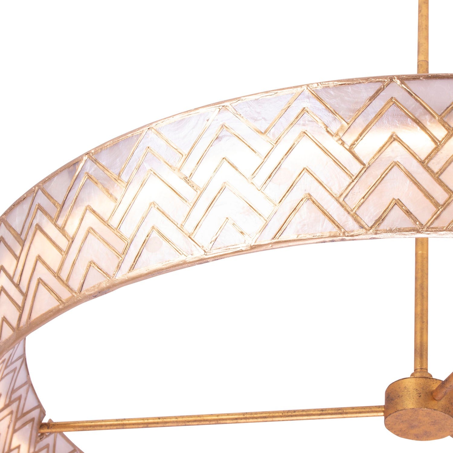 Kalco - 523156OL - LED Pendant - Geo - Oxidized Gold Leaf