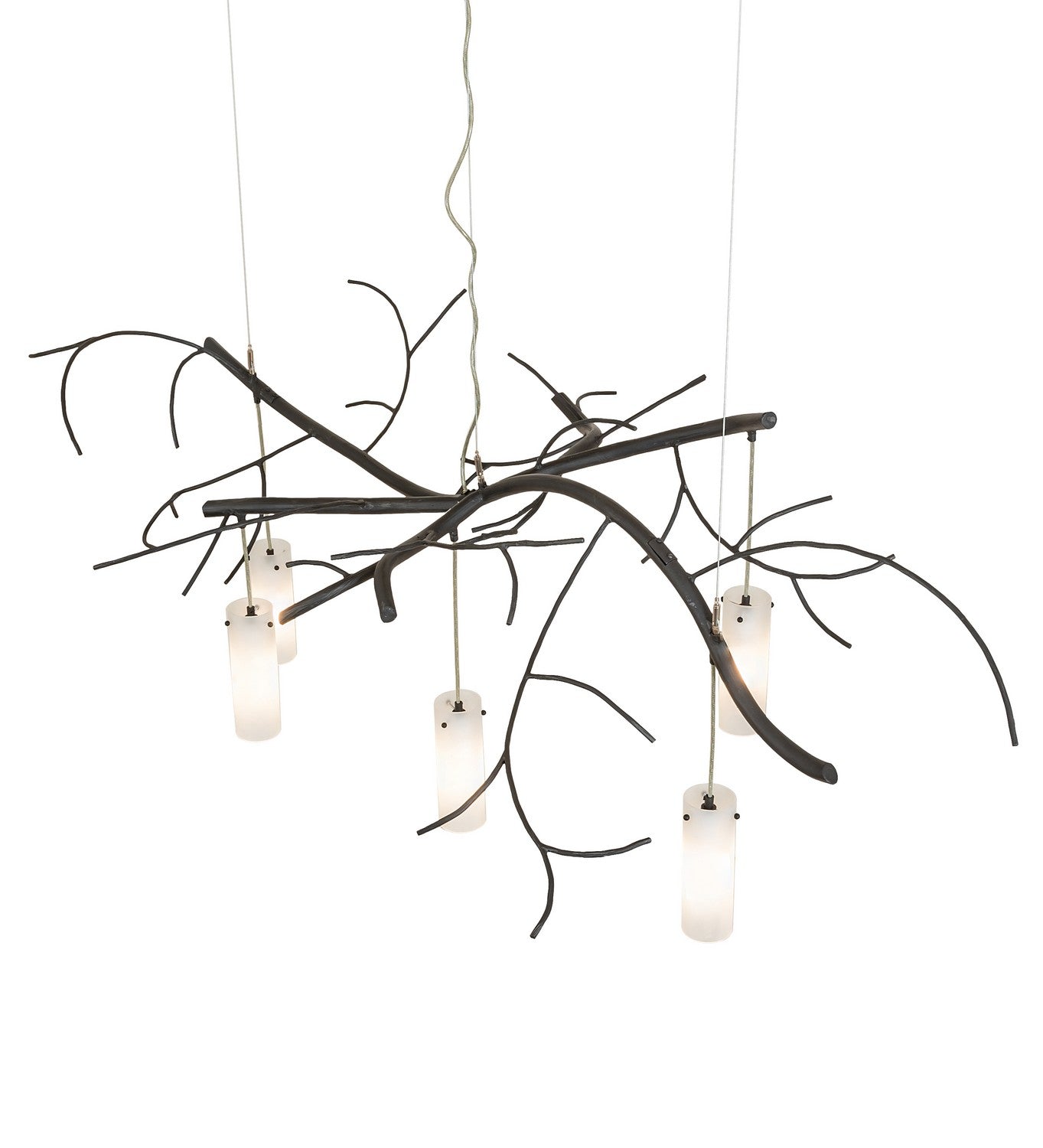 Meyda Tiffany - 273962 - Five Light Chandelier - Winter Solstice - Costello Black