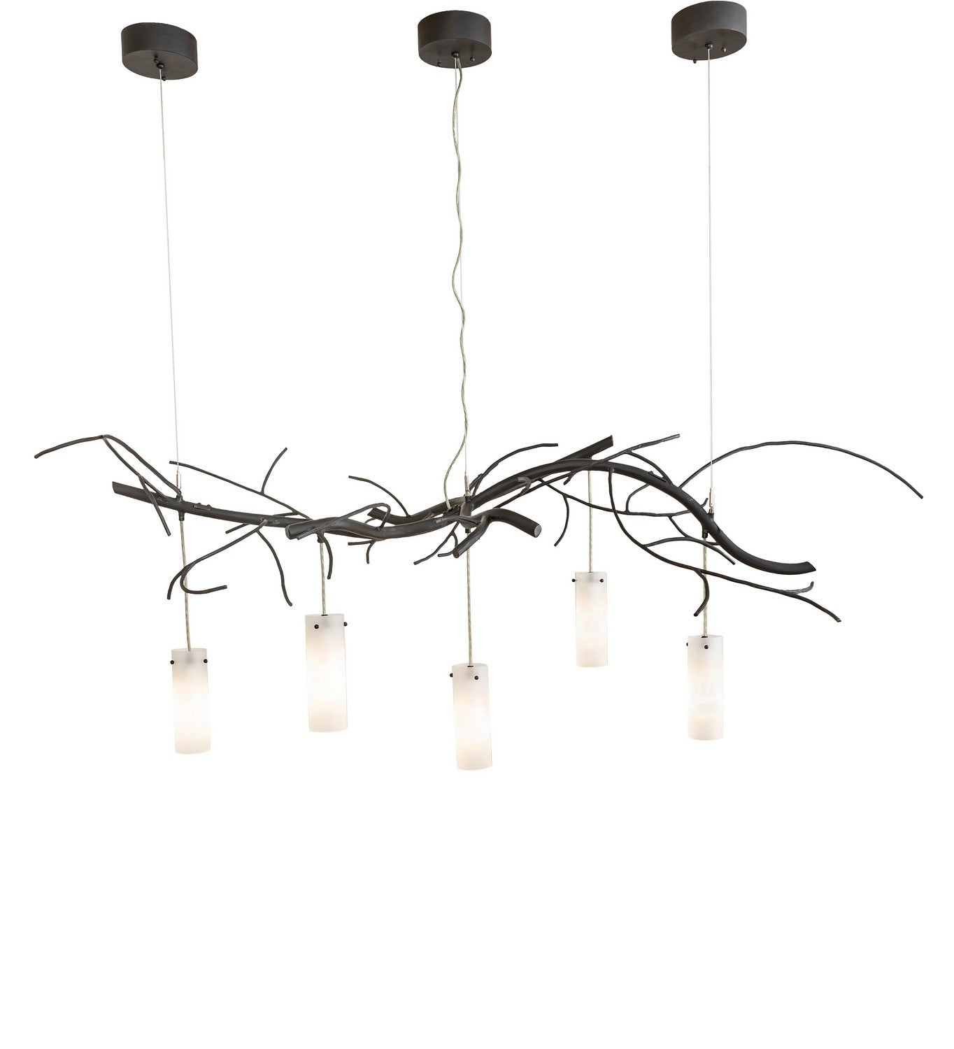 Meyda Tiffany - 273962 - Five Light Chandelier - Winter Solstice - Costello Black