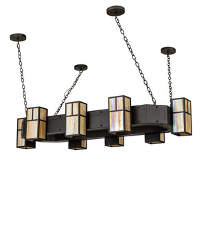 Meyda Tiffany - 274697 - Eight Light Chandelier - Hyde Park - Oil Rubbed Bronze