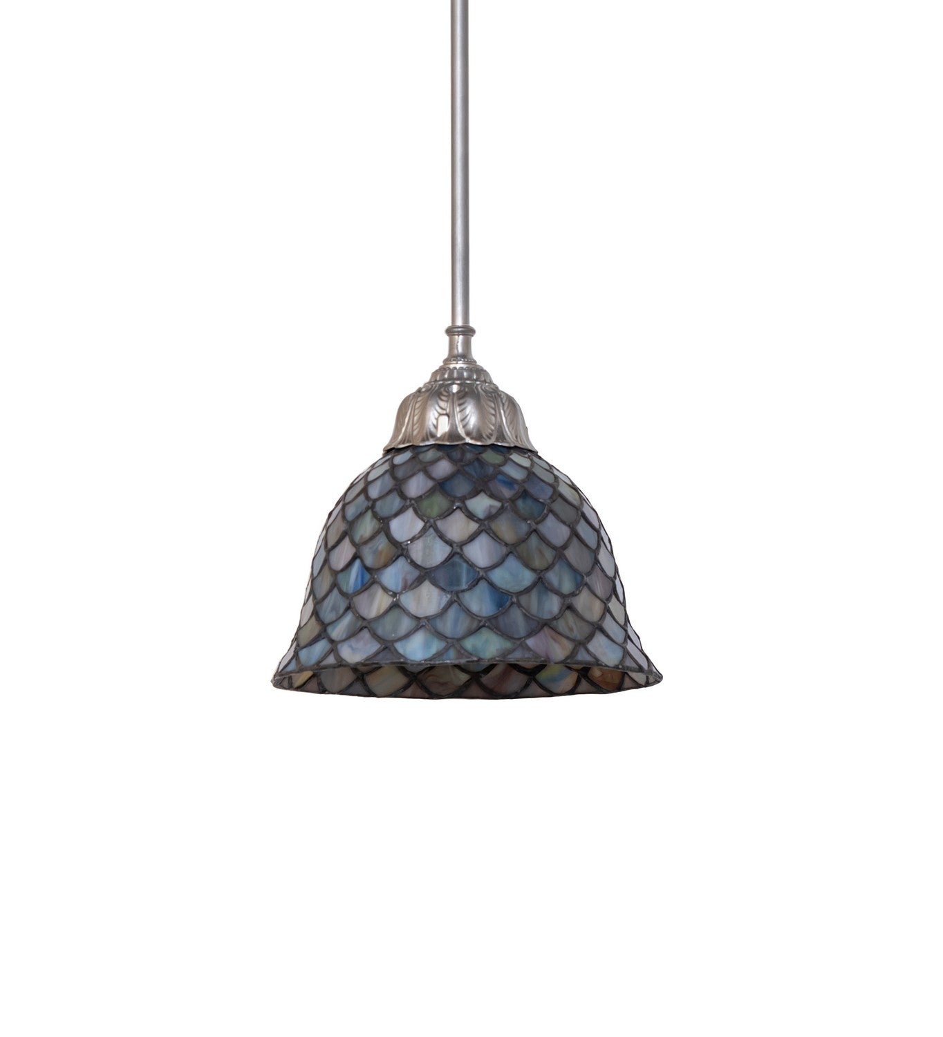 Meyda Tiffany - 275984 - One Light Mini Pendant - Tiffany Fishscale