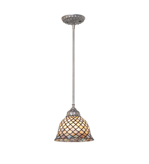 Meyda Tiffany - 275984 - One Light Mini Pendant - Tiffany Fishscale