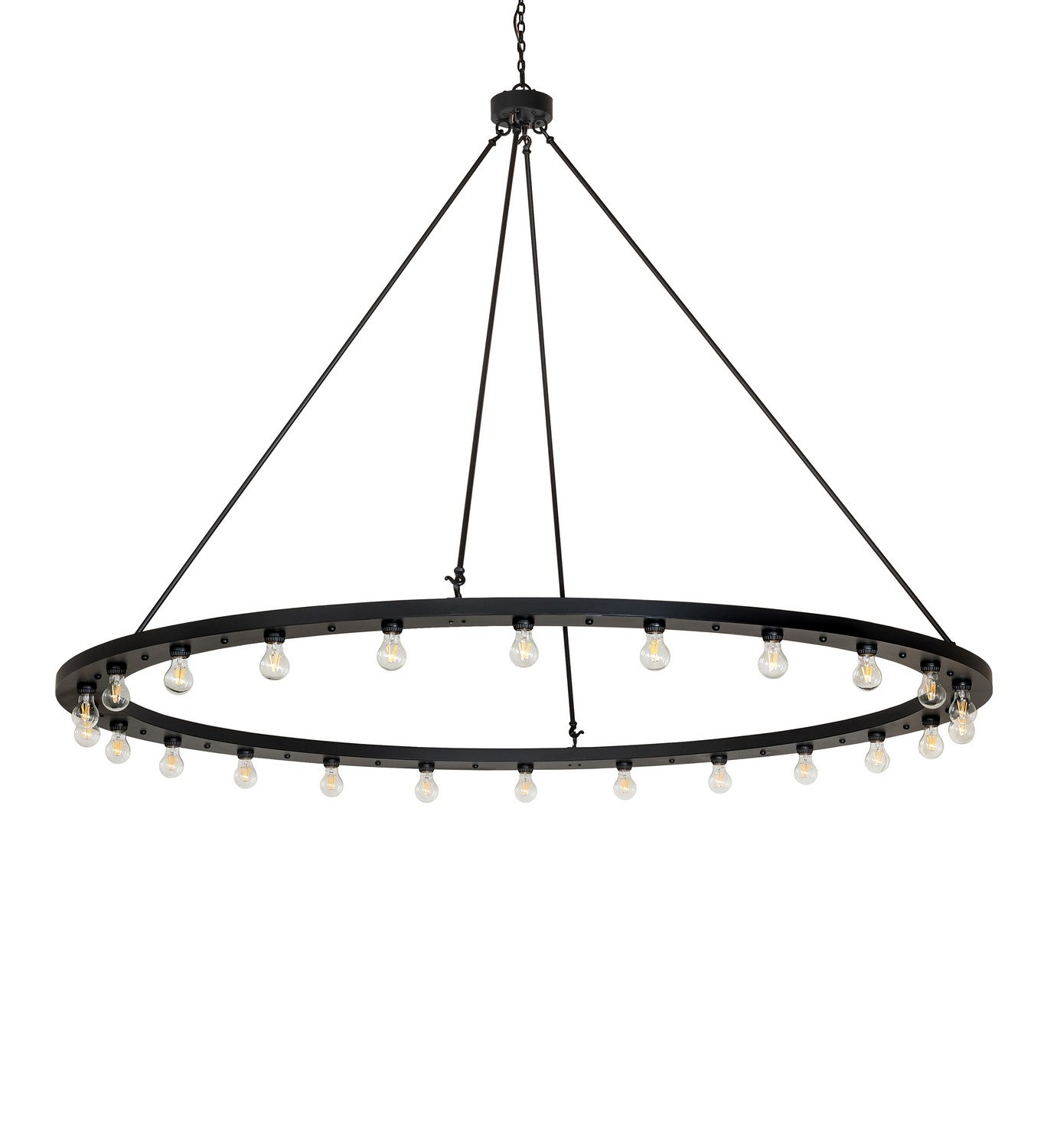 Meyda Tiffany - 276590 - 24 Light Chandelier - Loxley - Solar Black