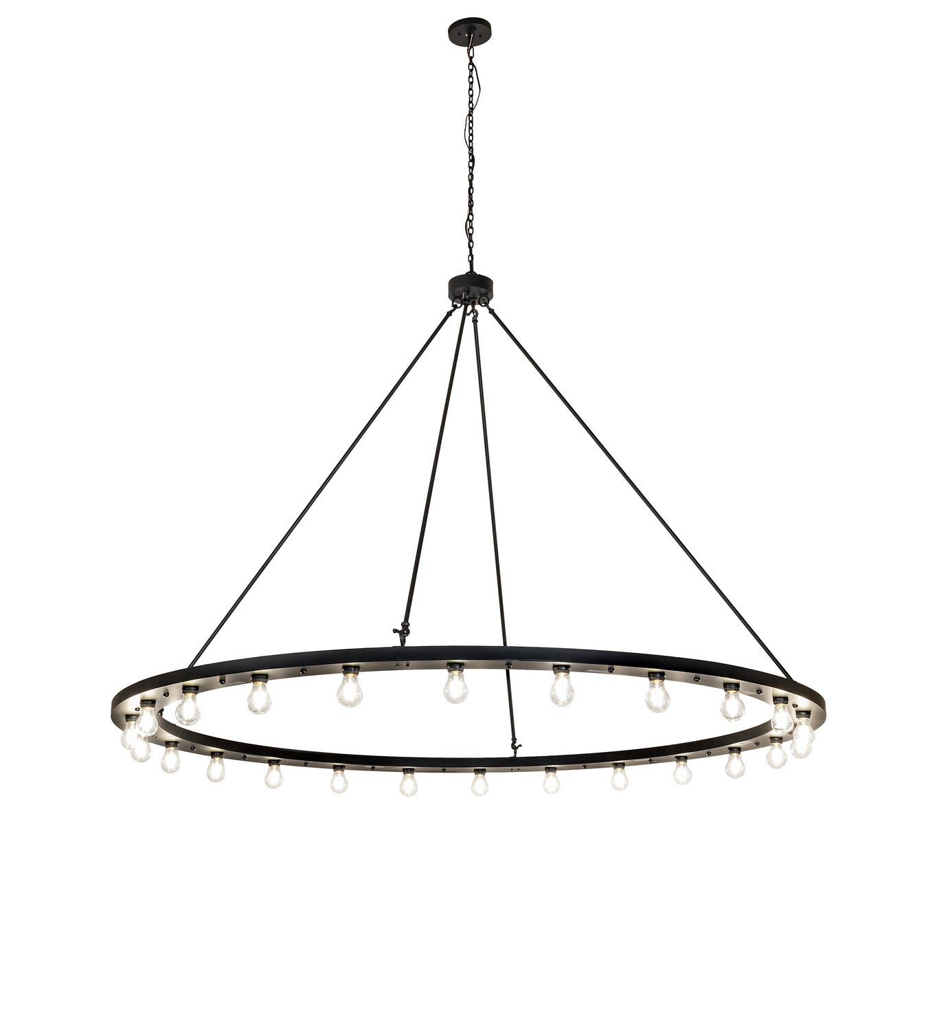 Meyda Tiffany - 276590 - 24 Light Chandelier - Loxley - Solar Black