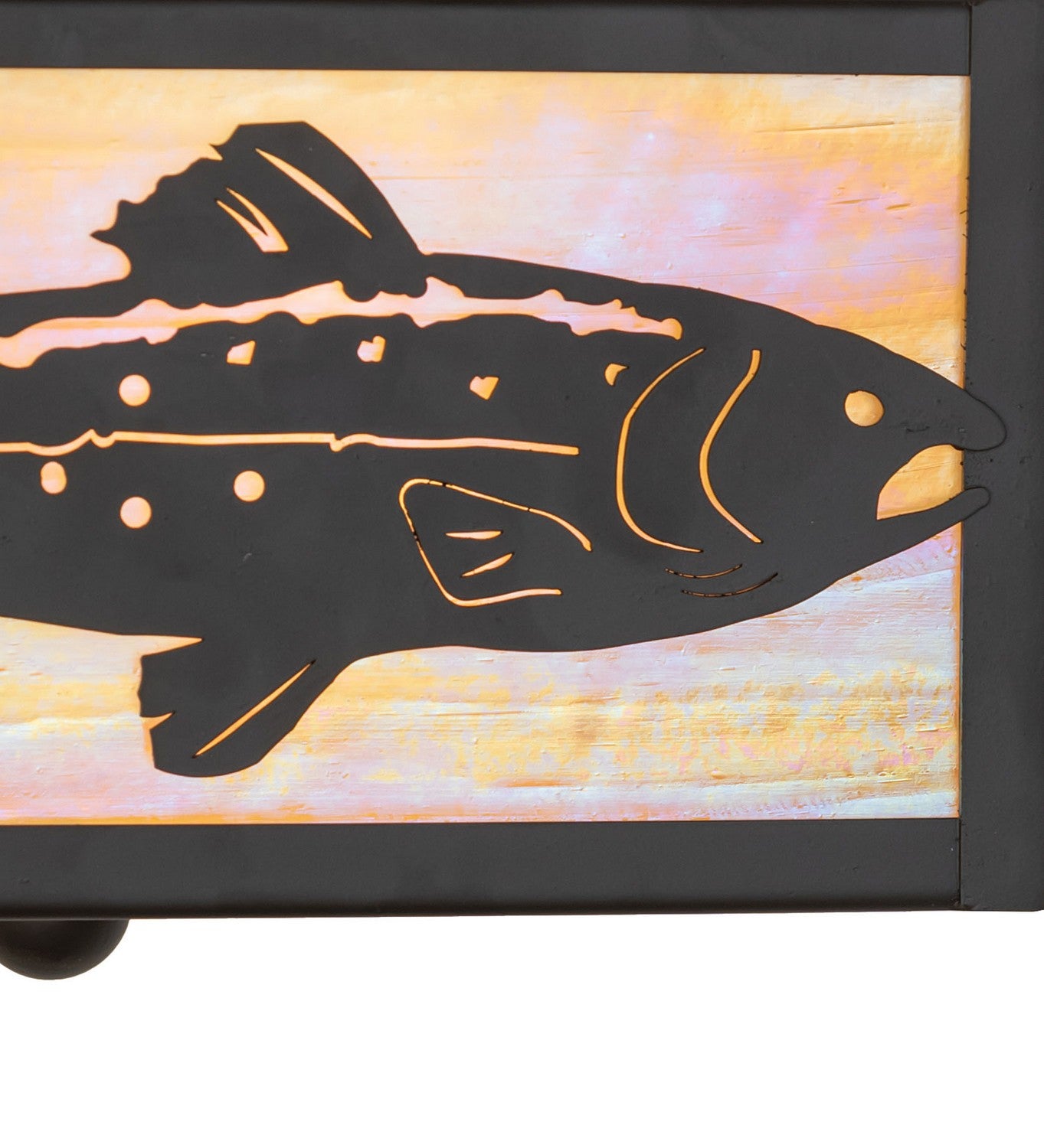 Meyda Tiffany - 277022 - Two Light Flushmount - Trout - Oil Rubbed Bronze