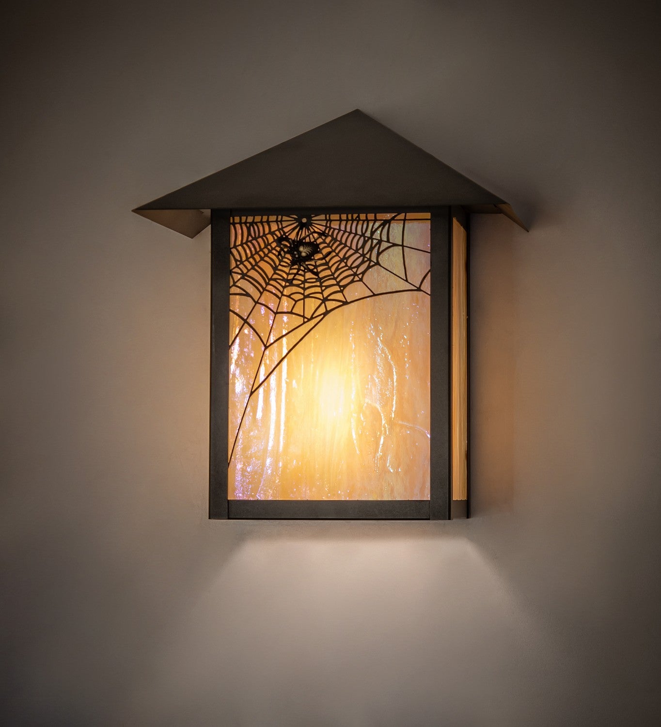 Meyda Tiffany - 41650 - LED Wall Sconce - Seneca - Craftsman Brown