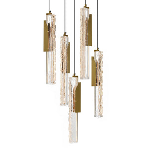 CWI Lighting - 1586P12-5-624 - LED Mini Pendant - Valira - Brass