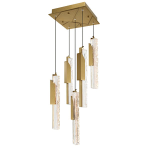 CWI Lighting - 1586P12-5-624 - LED Mini Pendant - Valira - Brass