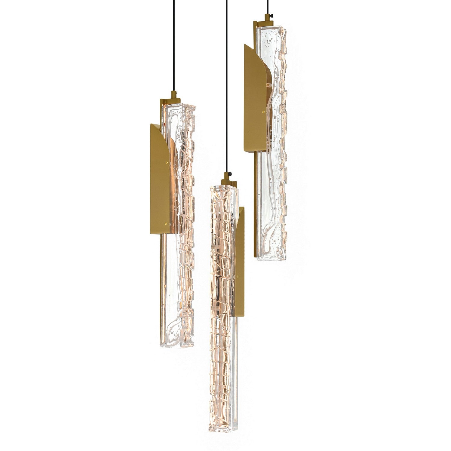 CWI Lighting - 1586P8-3-624 - LED Mini Pendant - Valira - Brass