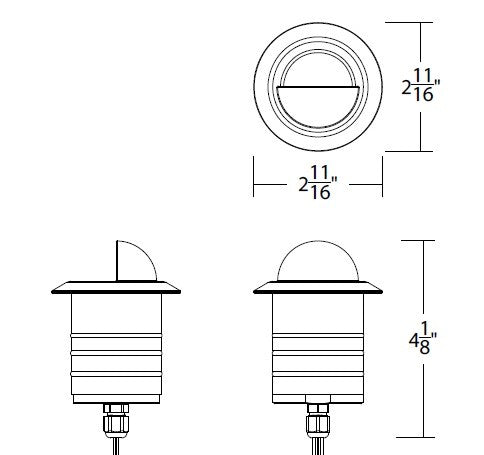 W.A.C. Lighting - 2131-CSSS - LED Landscape Indicator Light - Colorscaping - Stainless Steel