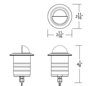 W.A.C. Lighting - 2131-CSSS - LED Landscape Indicator Light - Colorscaping - Stainless Steel