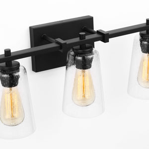 Visual Comfort Studio - VS24303MBK - Three Light Vanity - Mercer - Midnight Black